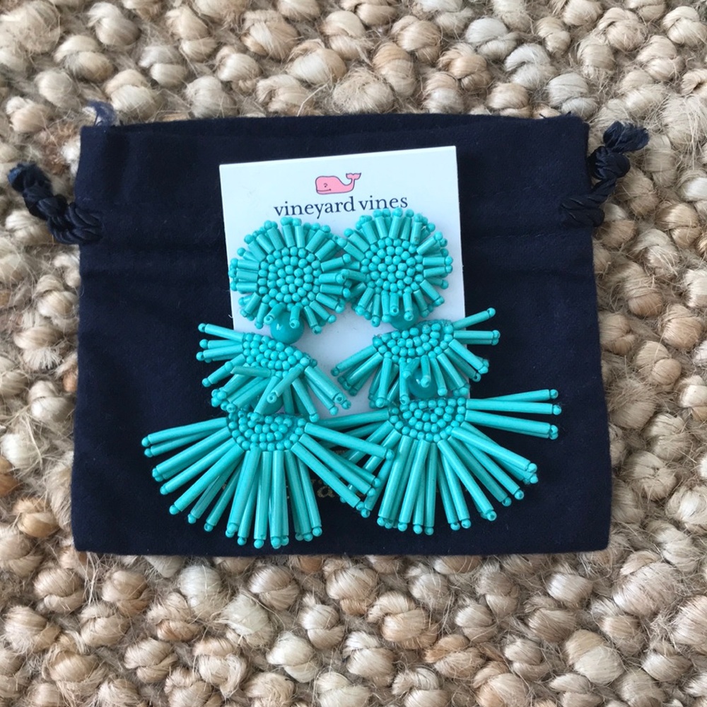 BRAND NEW, adorable vineyard vines earrings!